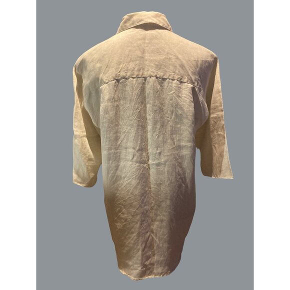 Liz Claiborne lizspirt 100% Irish linen women's sz S Office lightweight casual - Picture 2 of 11